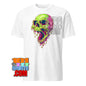 Neon Melty Skull T-Shirt Slime Green Pink Horror Graphic Tee