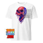 Neon Melty Skull T-Shirt Slime Green Pink Horror Graphic Tee