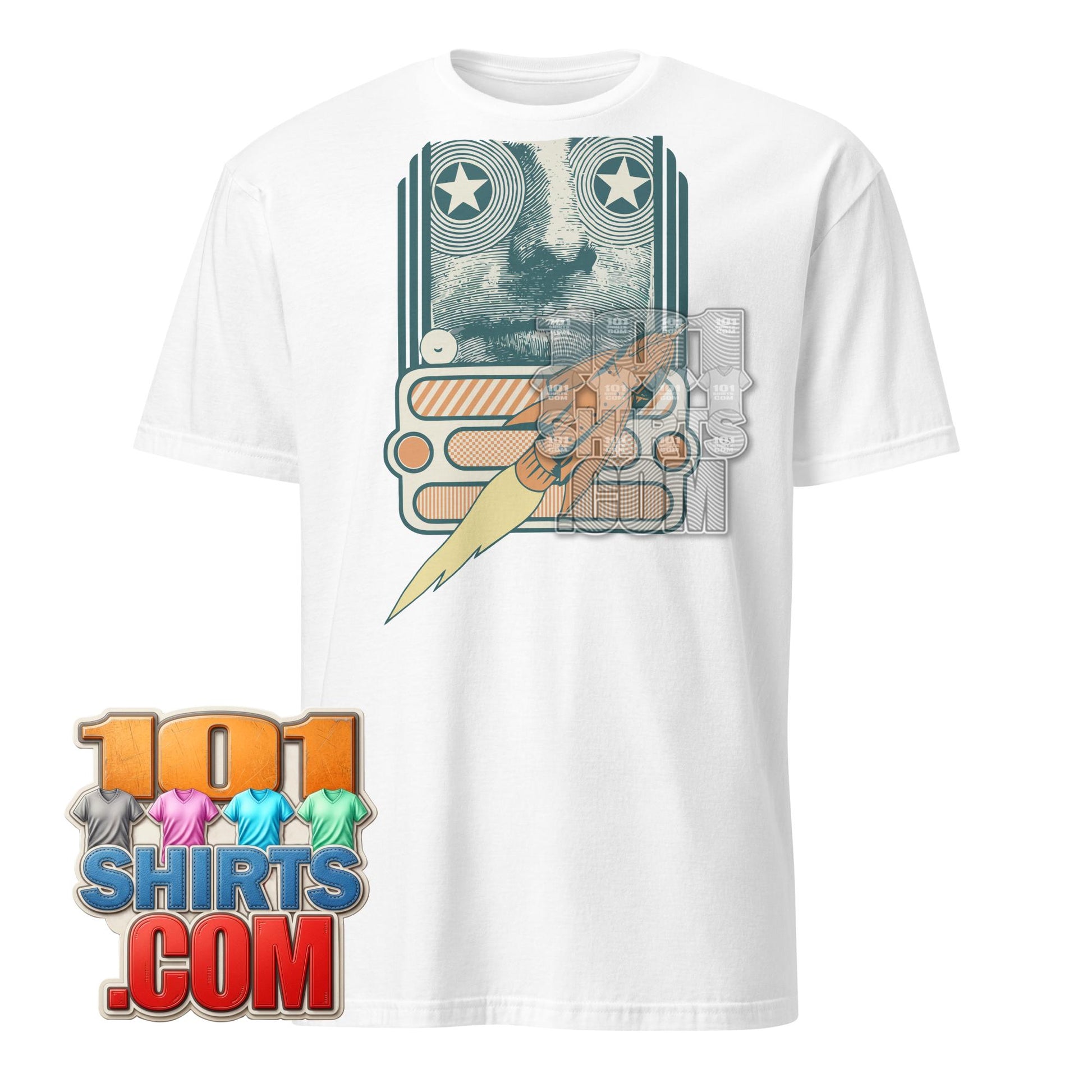 STUART FAILS TO SAVE THE UNIVERSE HBO Stuart Bloom Pop Art Rocketman Design T-Shirt.