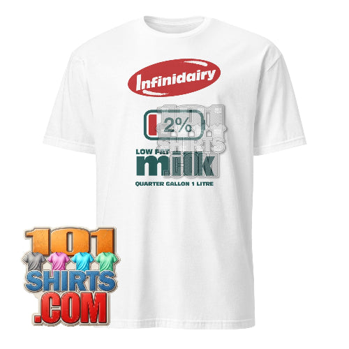 VisionQuest TV Show Infinidairy Low Fat Milk Logo T-Shirt