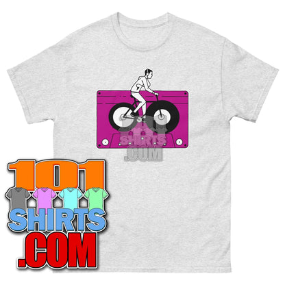 Audio Cassette Tape Retro VINTAGE MUSIC Mixtape Bicycle Biking Biker 70S 80S 90S T-Shirt - 101SHIRTS