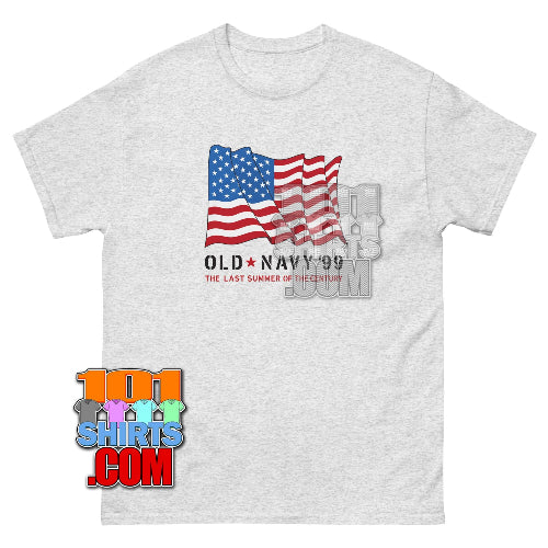 The Smashing Machine Movie Dwayne Johnson USA Flag Old Navy '99 T-Shirt
