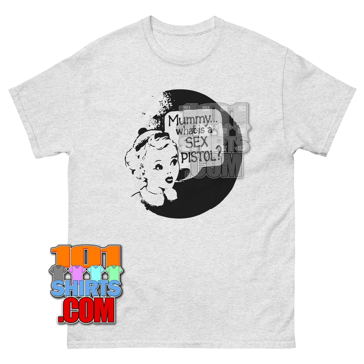 Mummy What Is A Sex Pistol Punk Rock Vintage Retro T-Shirt