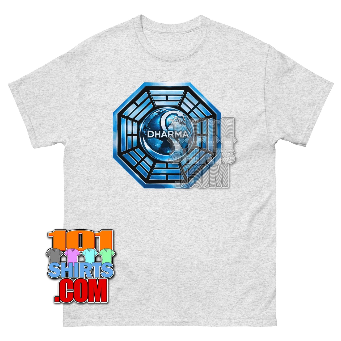 Lost TV Show Dharma Swan Station Logo T-Shirt