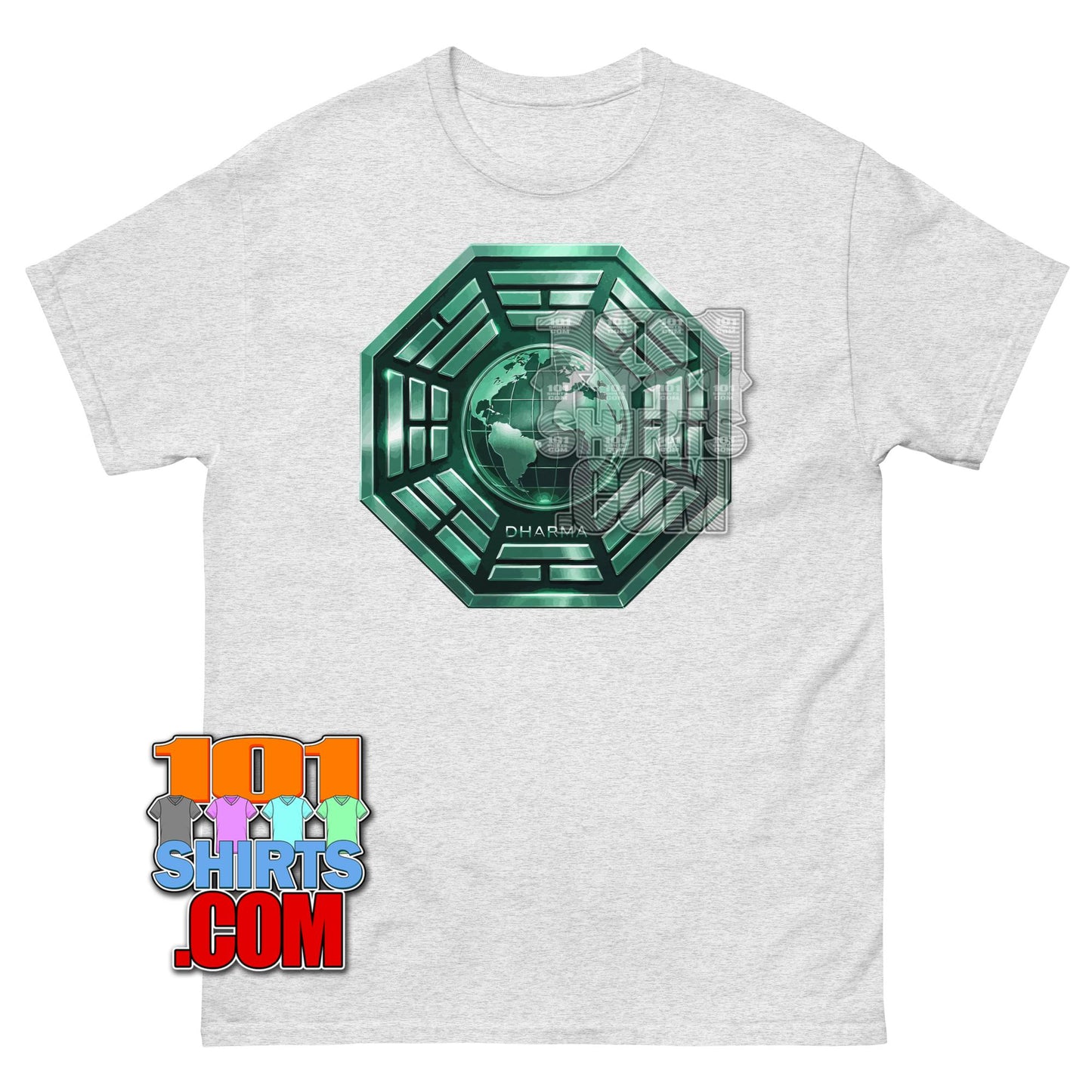 Lost TV Show Dharma Perl Station Logo T-Shirt
