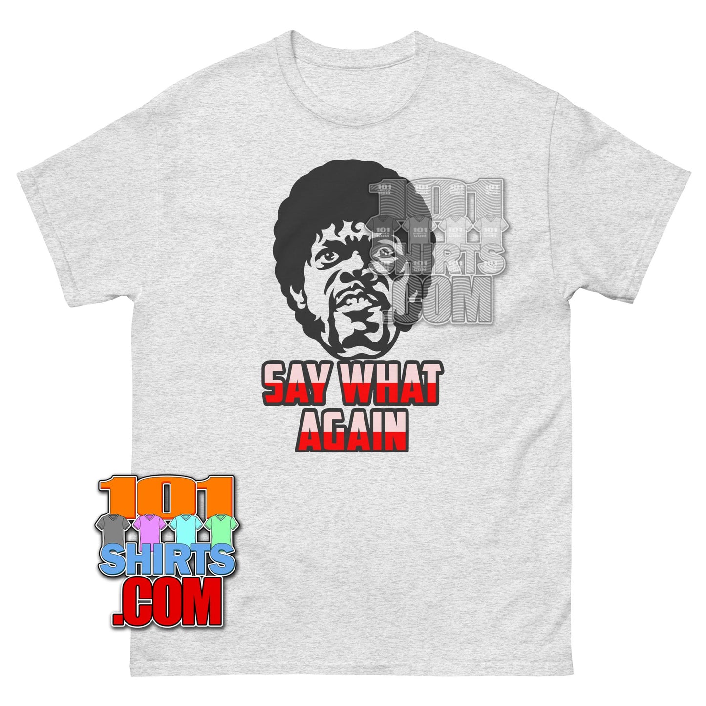 Say What Again T-Shirt Pulp Fiction Jules Winnfield Movie Quote Tee