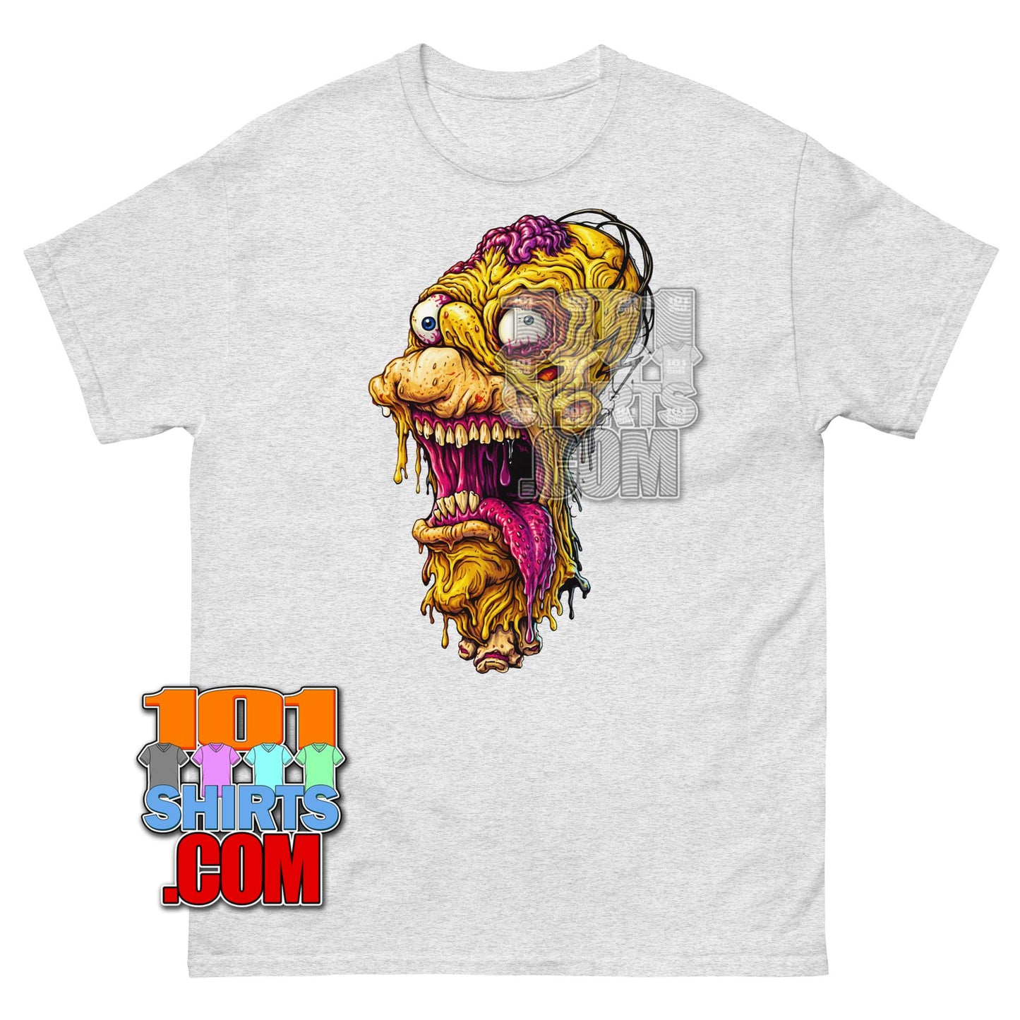 Zombie Homer Simpson T-Shirt Funny Horror Halloween Graphic Tee