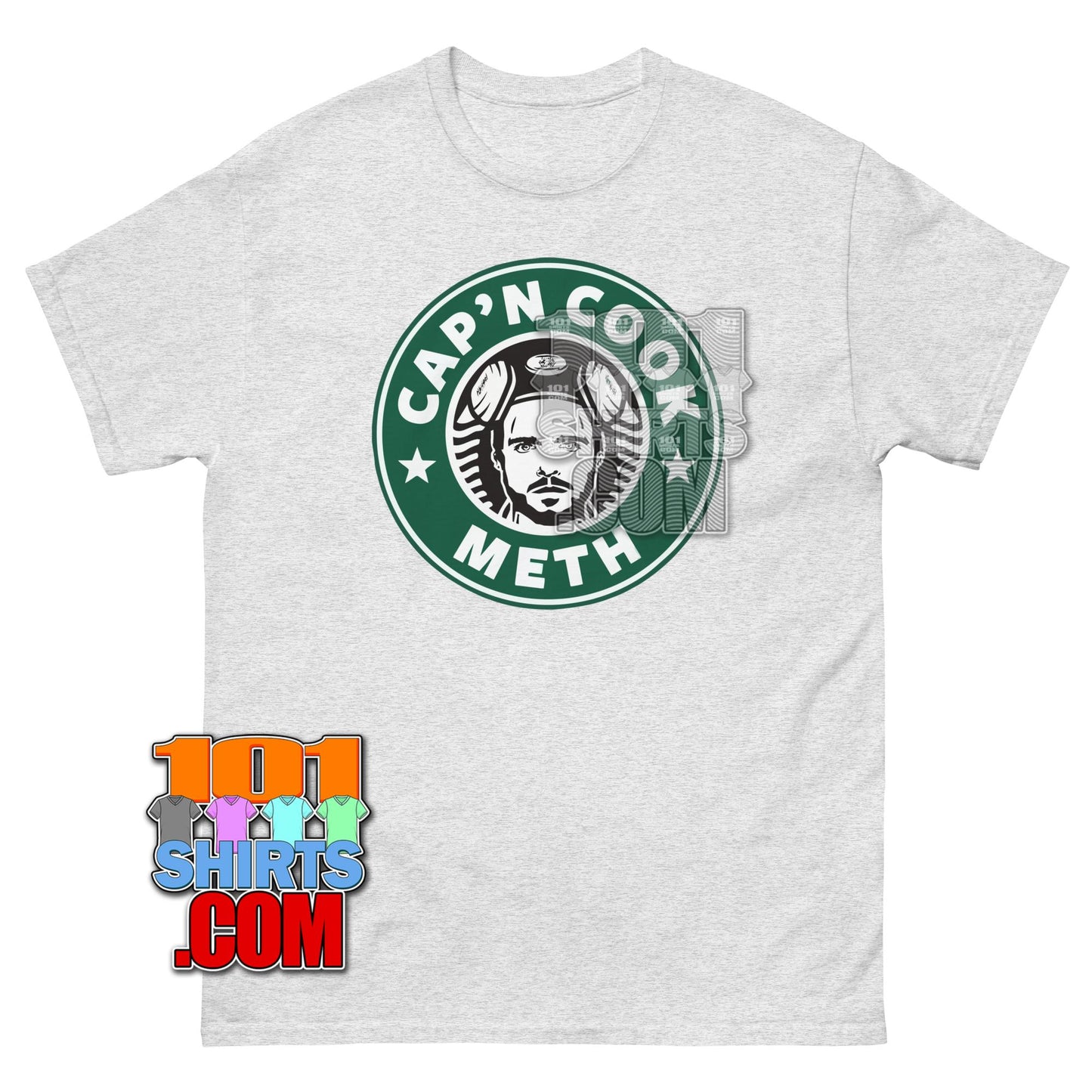 Breaking Bad Capn Cook Jesse Pinkman Starbucks Parody T-Shirt