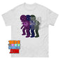 Cosmic Galaxy Figure T-Shirt Trippy Space Stars Graphic Art Tee