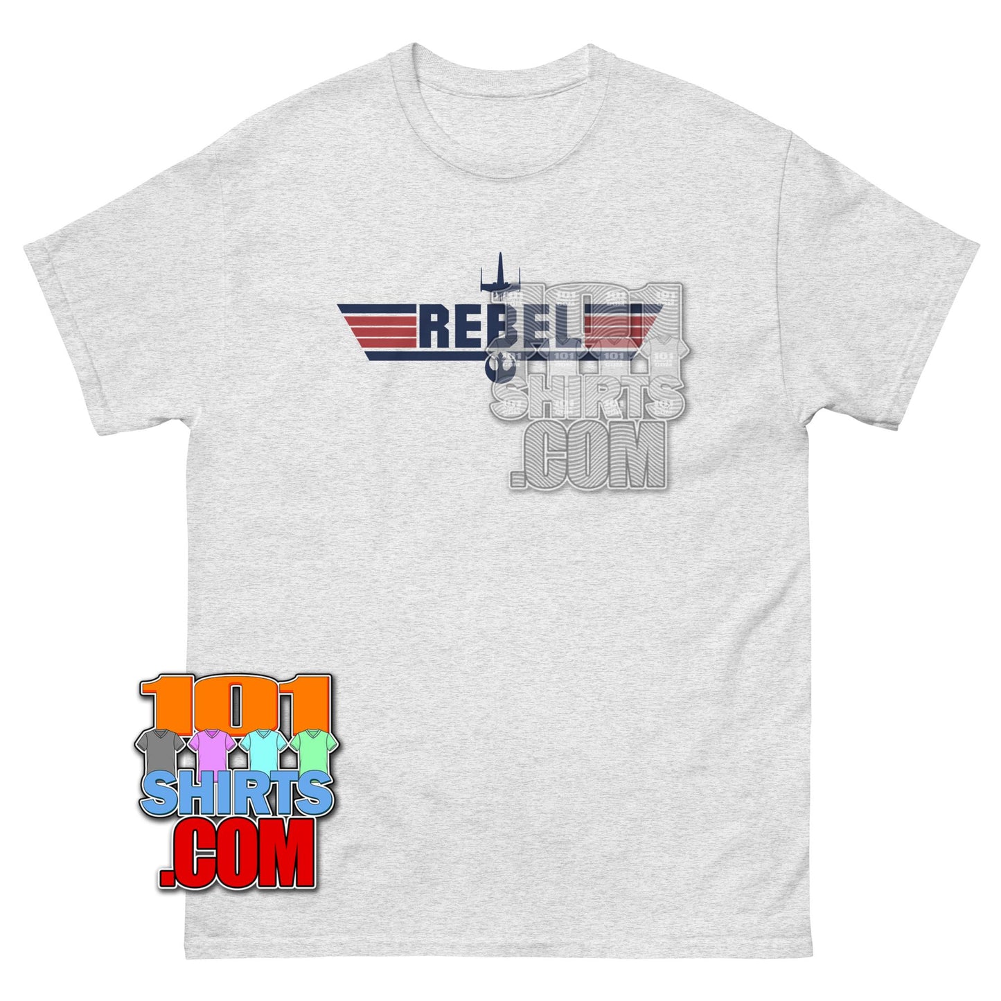 Star Wars Rebel Top Gun T-Shirt X-Wing Pilot Maverick Mashup Tee