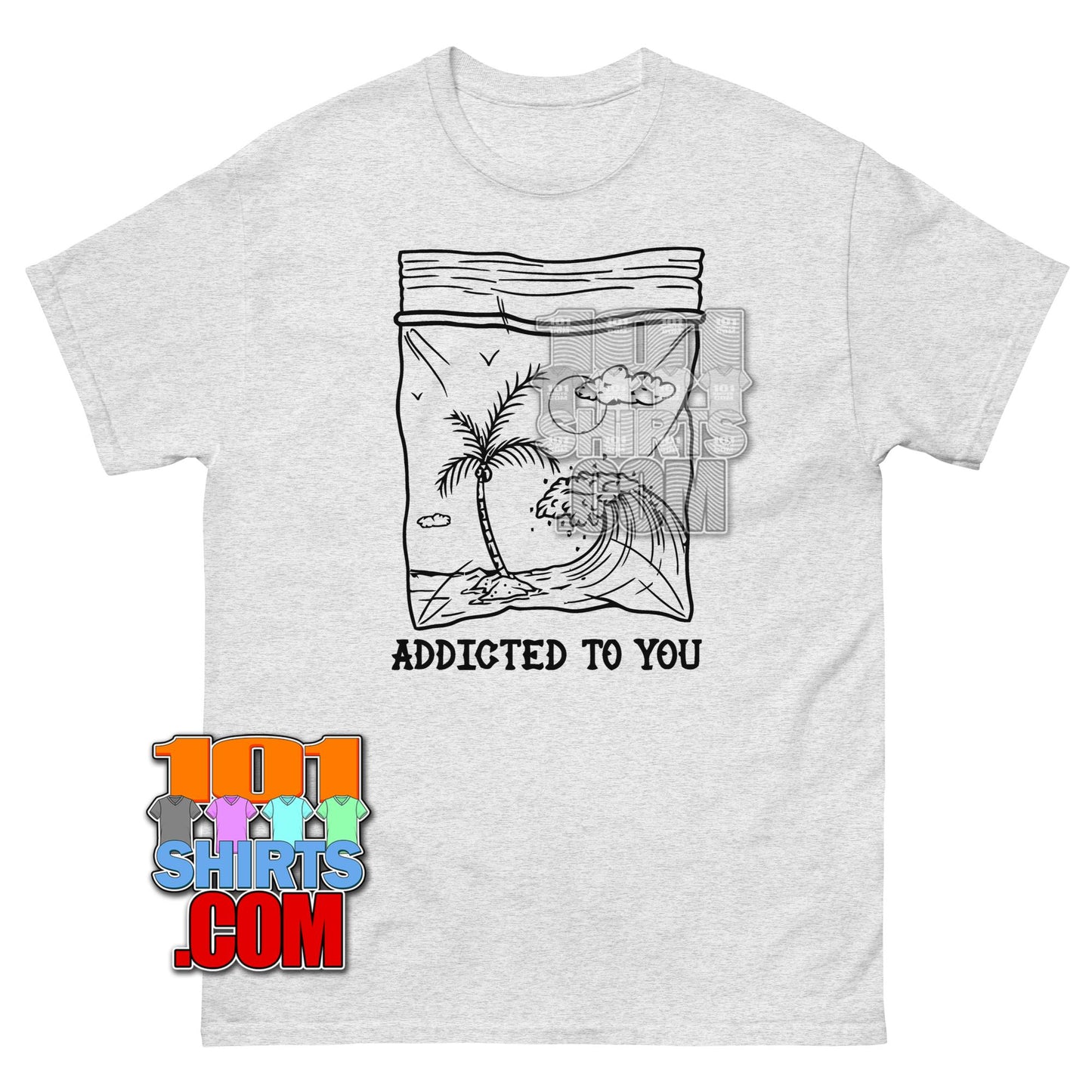Addicted to You Ocean Paradise Aesthetic Graphic T-Shirt