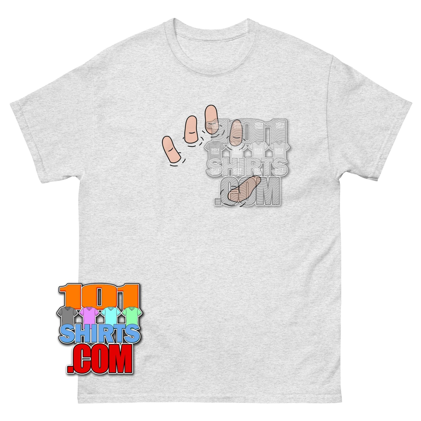Surreal Fingers in Water Minimalist Aesthetic Graphic T-Shirt