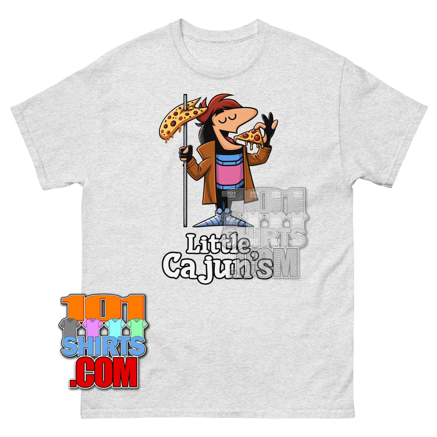 Gambit X-Men Little Caesars Pizza Funny Little Cajun's Mashup T-Shirt