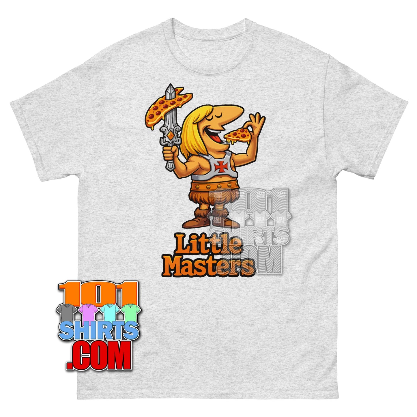 He-Man Masters of the Universe Little Caesars Pizza Mashup T-Shirt