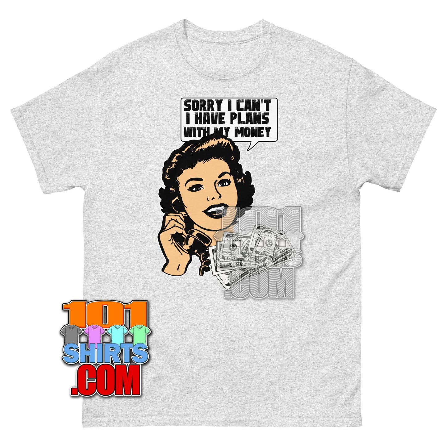 Funny Finance T-Shirt Sorry I Have Plans With My Money Investor Tee