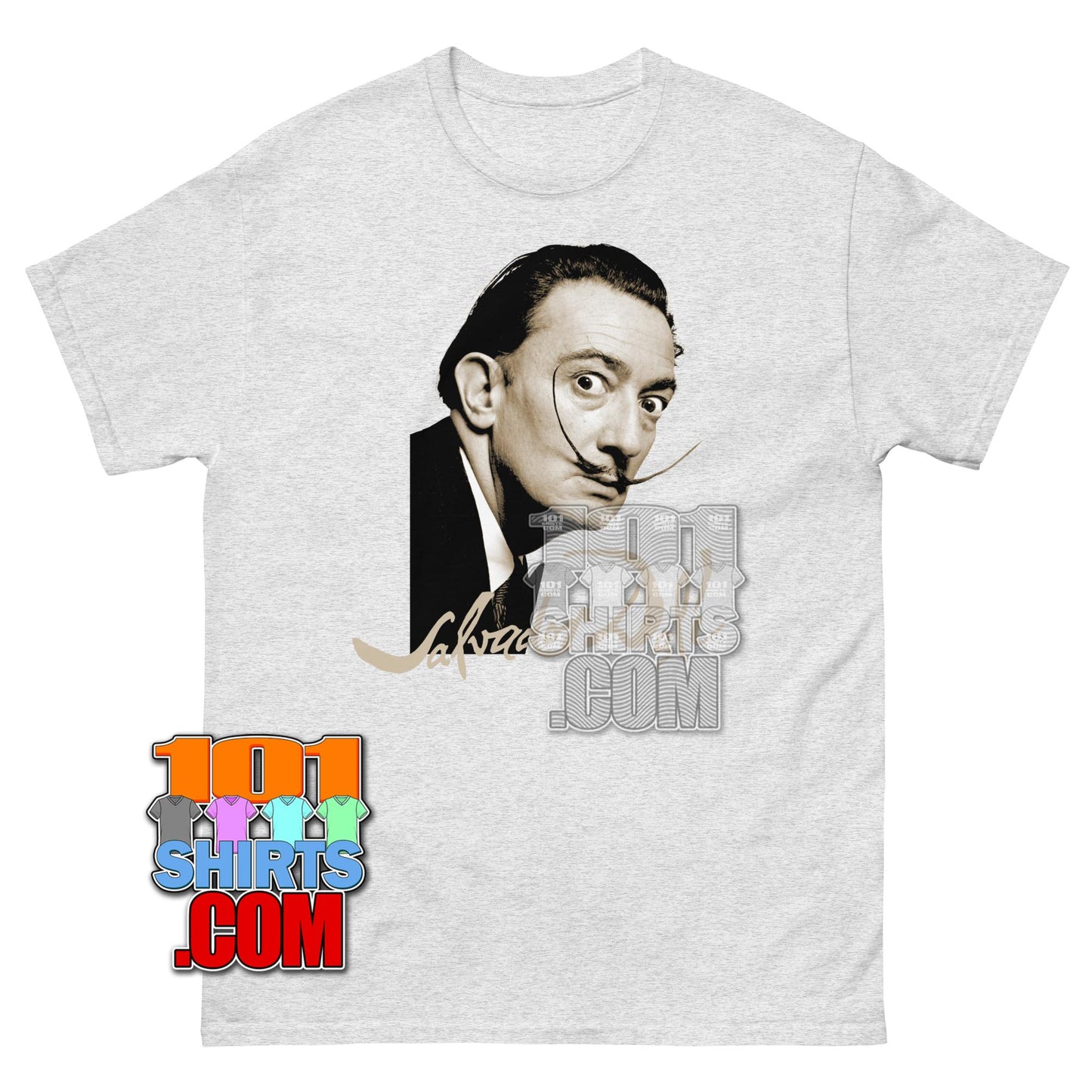 Salvador Dali Graphic Tee Famous Artist Mustache T Shirt