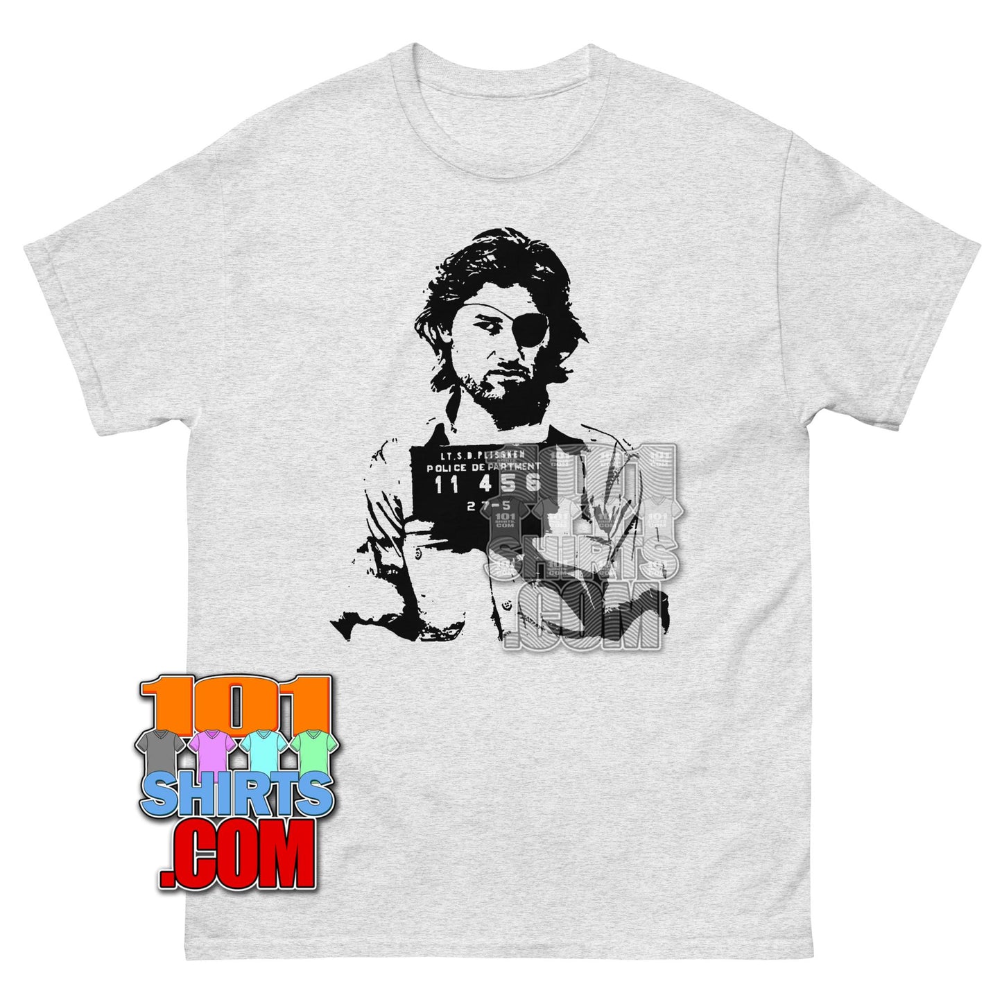 Snake Plissken Mugshot Escape From New York Movie Graphic T-Shirt
