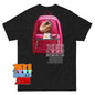 Kawaii Dino T-Shirt Cute Dinosaur with Backpack Aesthetic Graphic Tee