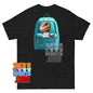 Kawaii Dino T-Shirt Cute Dinosaur with Backpack Aesthetic Graphic Tee