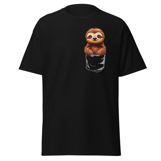 Cute Sloth In A Pocket Funny Pocket Sloth T-Shirt - 101SHIRTS