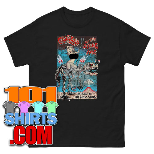 Queen of the Stone Age 15 March Athens 40 Watt Club Tour T-Rex Art T-Shirt 