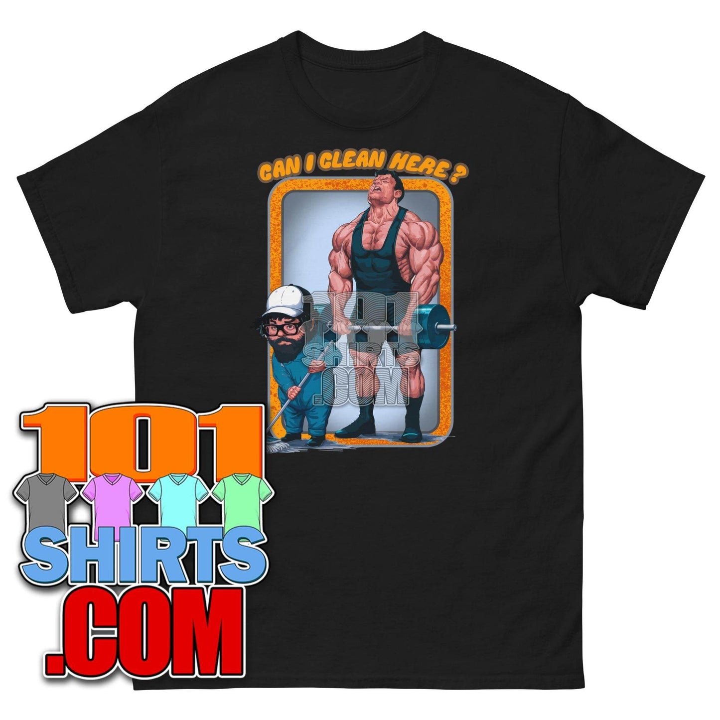 Anatoly Vladimir Elite Powerlifter Gym Fitness Trainer Cleaner Prank Funny T-Shirt - 101SHIRTS