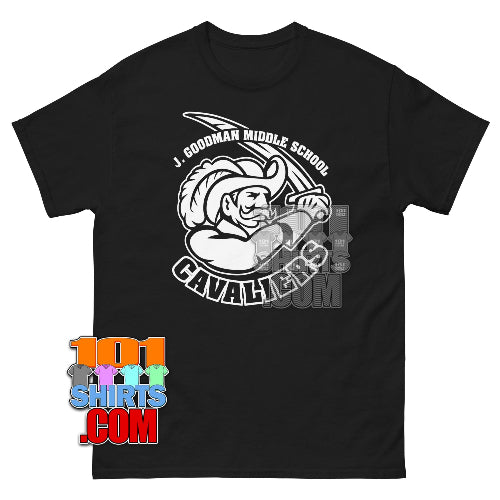 The Life of Chuck Movie Tee Gooman Middle School Chavaliers Logo T-Shirt