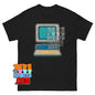 Wool Computer T-Shirt | Knitted Retro Tech | Cozy Vintage PC Gift