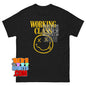 Working Class Smiley T-Shirt - Grunge Distressed Style Tee