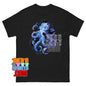 Cute Octopus with Cats T-Shirt - Whimsical Sea Life Tee