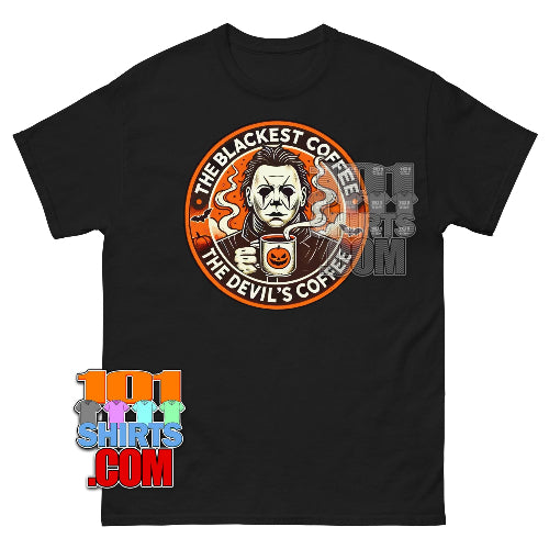 Halloween The Blackest Devils Coffee T-Shirt