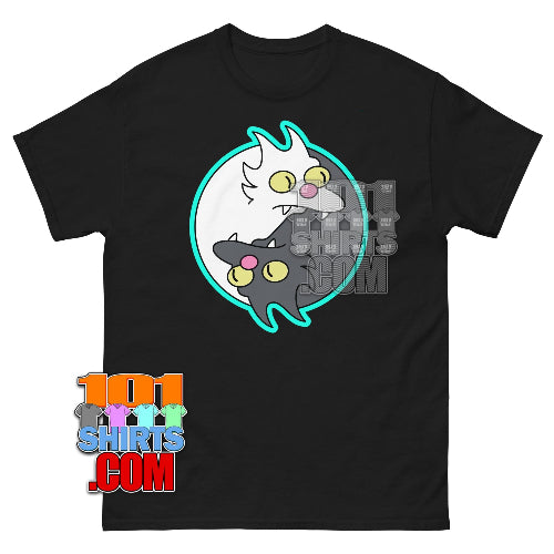 The Simpsons Cat Snowball Yin Yang T-Shirt