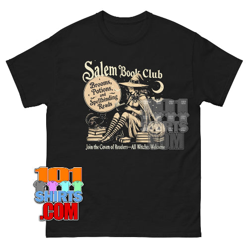 Salem Book Club Halloween Witch T-Shirt