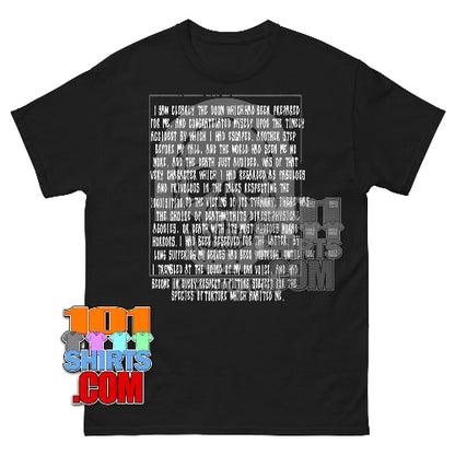Wednesday Edgar Allan Poe The Pit and the Pendulum Skull T-Shirt