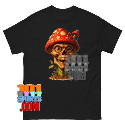 The Awesome Mushroom Skull Halloween T-Shirt