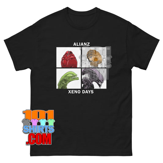 Alien Earth Parody Gorillaz Music Band Xeno Days T-Shirt
