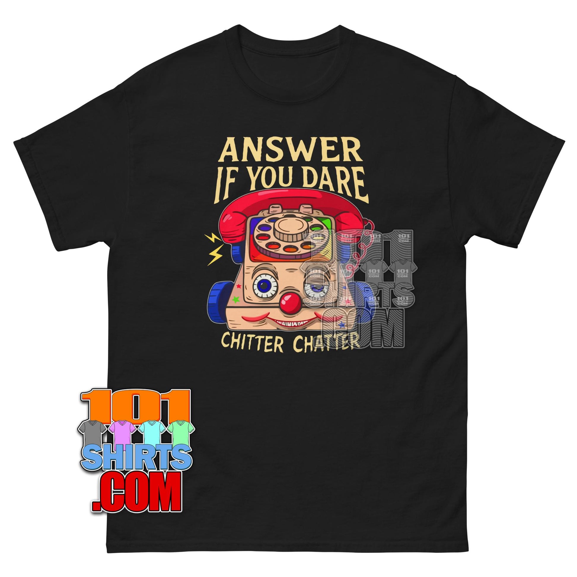 Vintage Eerie Toy Phone T-Shirt - 'Answer If You Dare' Tee