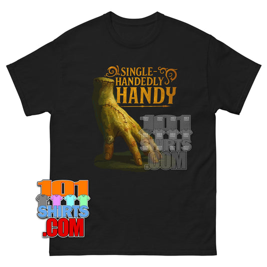 Wednesday Addams Family The Thing Single Handedly Handy T-Shirt