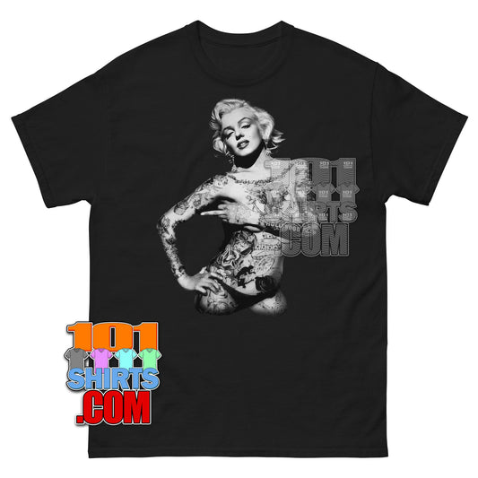 Marilyn Monroe Naked Tattoo T-Shirt
