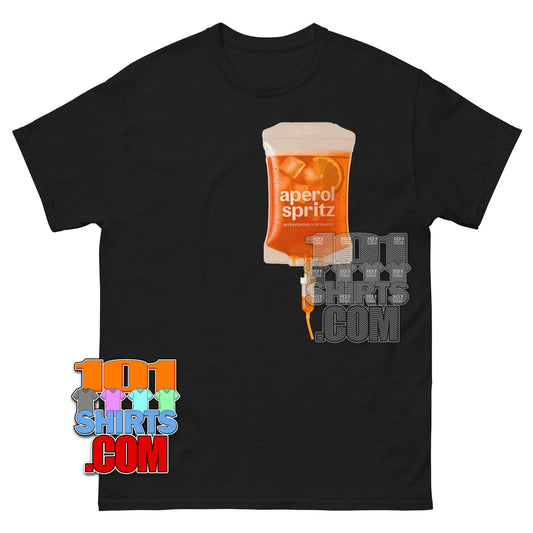 Aperol Spritz in Medicine Drip Bag Funny T-Shirt