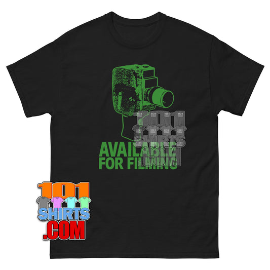 Austin & Ally TV Series Dez Calum Worthy Available Filming Camera T-Shirt