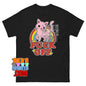 Fuck Off Kitty T-Shirt Retro Pink Cat Funny Sarcastic Rude Gift Tee