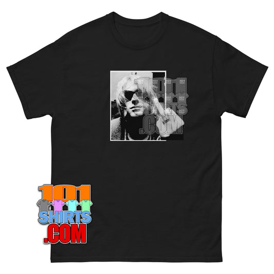 Kurt Cobain Middle Finger Nirvana Funny T-Shirt