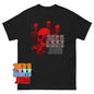 Smoking Skeletons Halloween Gritty Dark Humor Graphic Tee
