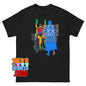 Funny Batman Robin Shopping Cart T-Shirt Comic Parody Hero Tee