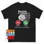 Battle is calling D20 T-Shirt Funny RPG Gamer Tabletop Gaming Tee