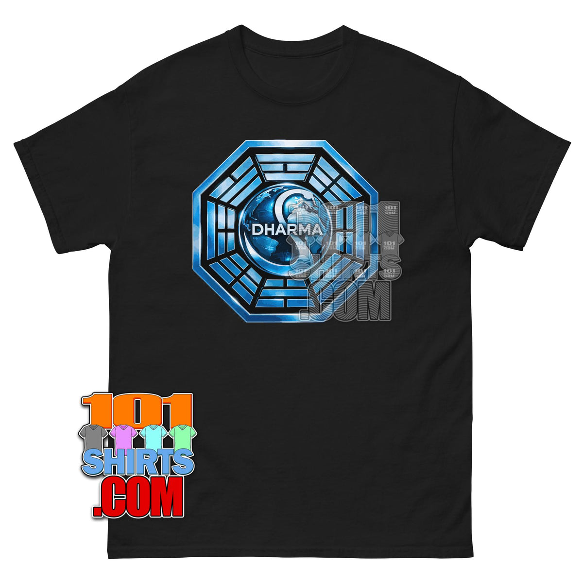 Lost TV Show Dharma Swan Station Logo T-Shirt