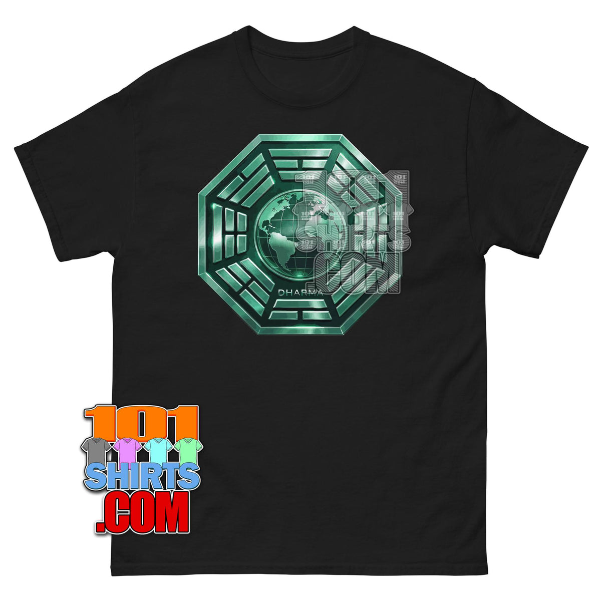 Lost TV Show Dharma Perl Station Logo T-Shirt