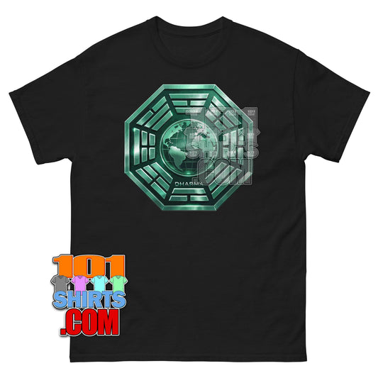 Lost TV Show Dharma Perl Station Logo T-Shirt