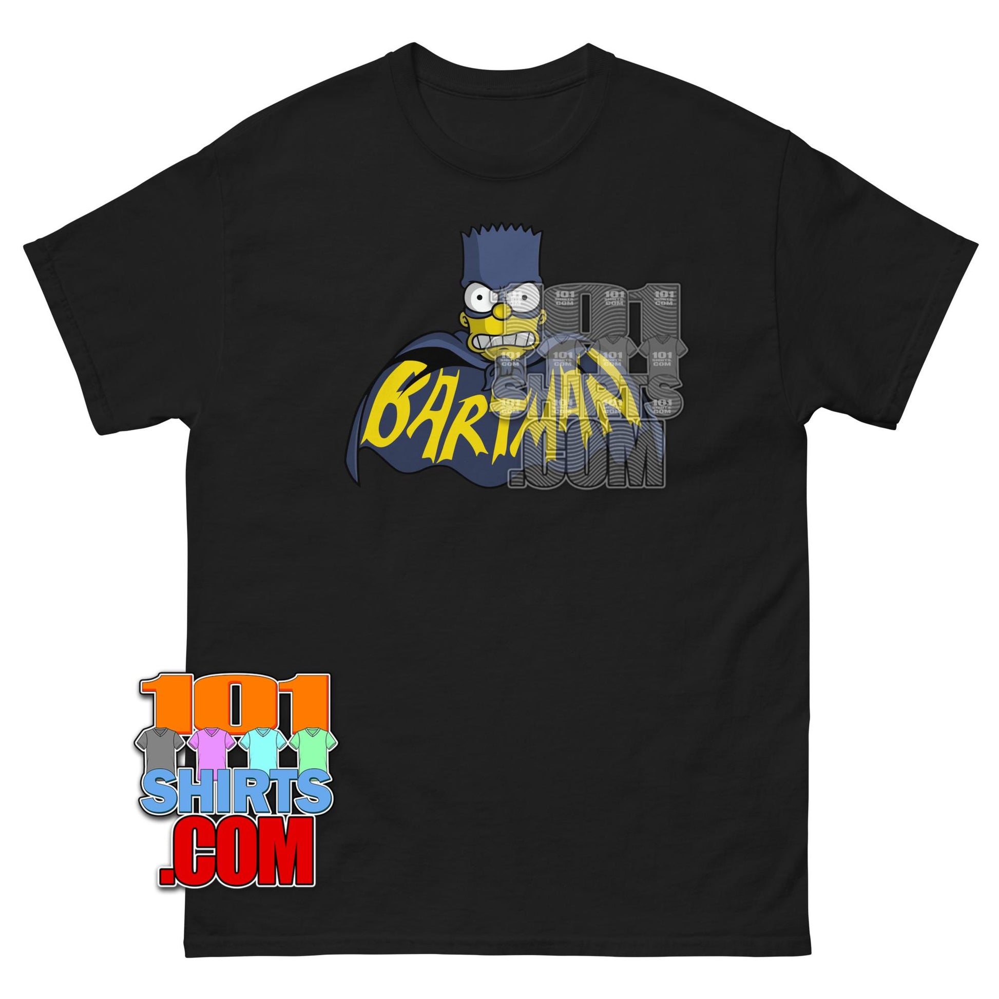 Bartman T-Shirt The Simpsons Springfield Hero Funny Cartoon Graphic Tee